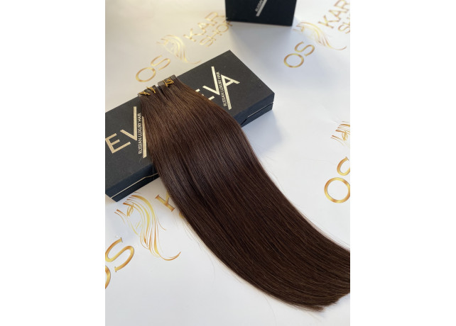 Extensii Tape-in Russian Hair Ciocolatiu #3